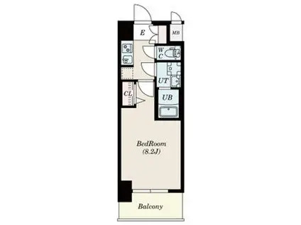 SーRESIDENCE庄内通(1K/10階)の間取り写真