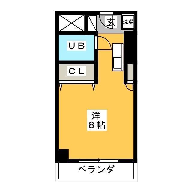 シティフォーラム新小平(ワンルーム/4階)の間取り写真