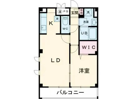 プルミエール OZAKU(1LDK/3階)の間取り写真