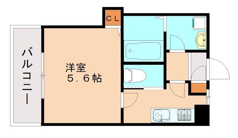 RINO GRANDE(1K/4階)の間取り写真