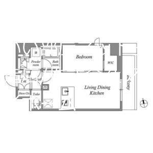 AUFTAKT 天王寺(1LDK/4階)の間取り写真