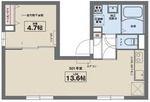 ココフラット東中野(1LDK/5階)の間取り写真