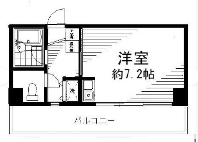 ジャネットビル(ワンルーム/8階)の間取り写真