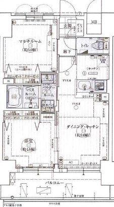 エステムコート新大阪Xザ・ゲート(2DK/13階)の間取り写真