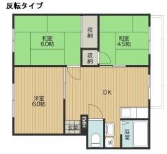 サープラス伊勢原PIII(3DK/2階)の間取り写真