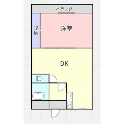 SENOHEN TOYOAKE(1LDK/2階)の間取り写真