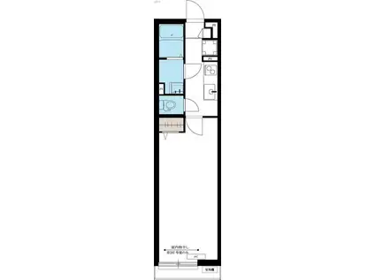 リブリ・四谷上町富士見通 203(1K/2階)の間取り写真