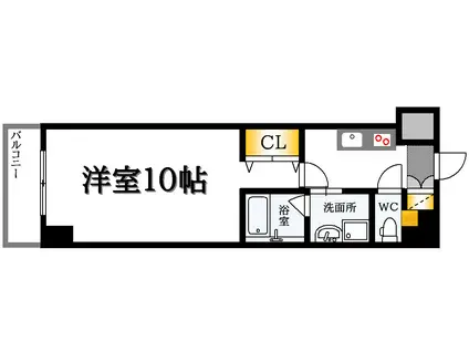 GRACE PARK CITY(1K/5階)の間取り写真