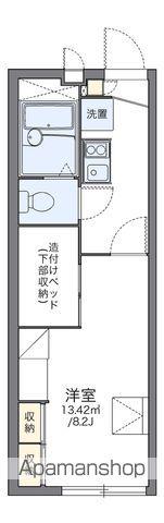レオパレス住吉ヒルズ(1K/2階)の間取り写真