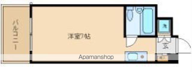 グローリア初穂高田馬場(ワンルーム/5階)の間取り写真