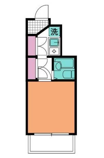 ライオンズマンション東武練馬(1K/5階)の間取り写真
