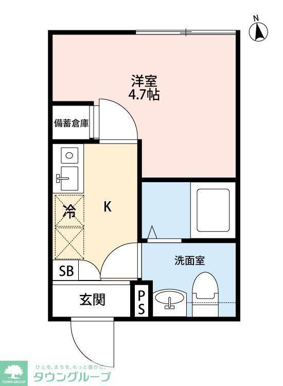 CIEL KAMIKITAZAWA(1K/3階)の間取り写真