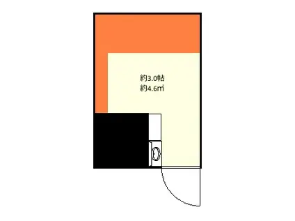 山王MGTビル(ワンルーム/3階)の間取り写真