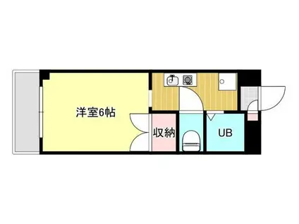 エメラルドハイツ(1K/2階)の間取り写真