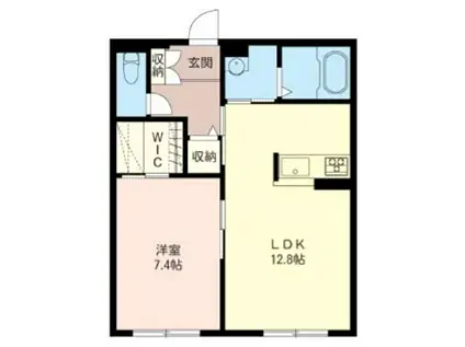 フランボワーズ太田(1LDK/1階)の間取り写真