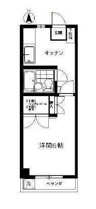 AMENITY24(1K/3階)の間取り写真