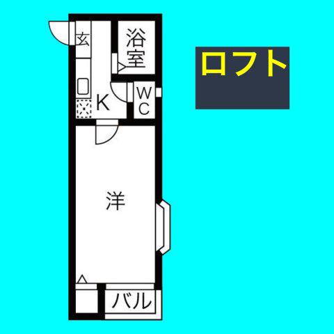 ドリーム510(1K/1階)の間取り写真