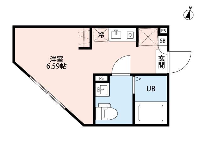 赤羽TERRACE(ワンルーム/1階)の間取り写真