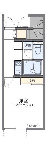 レオネクストエスペランサII(1K/1階)の間取り写真