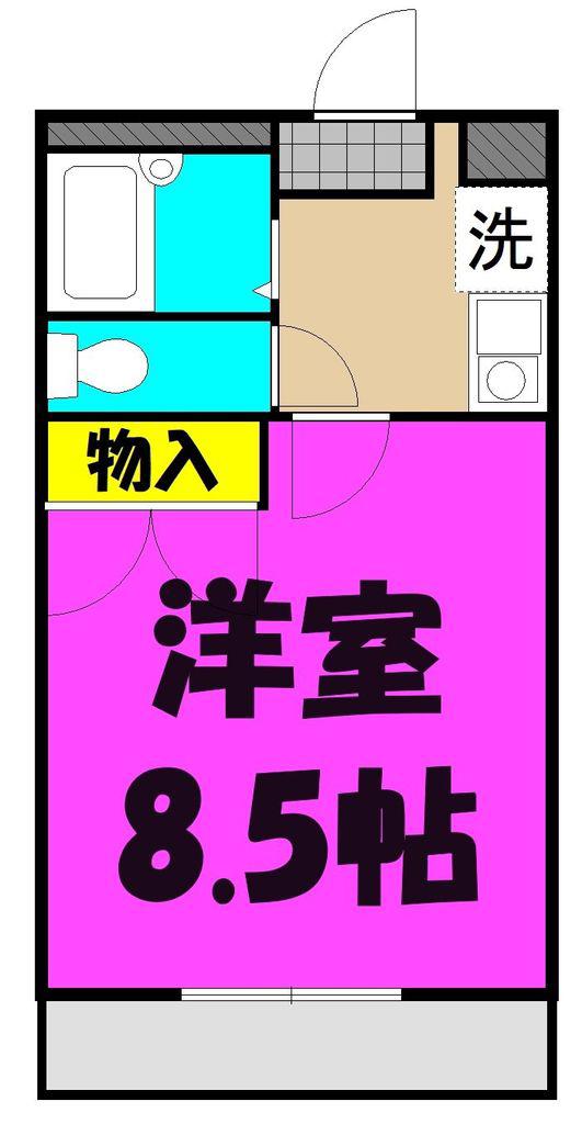 CYPERUS(1K/3階)の間取り写真