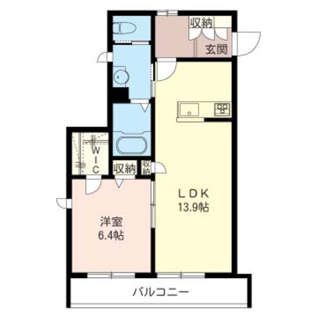 ロワンドサーレ(1LDK/3階)の間取り写真