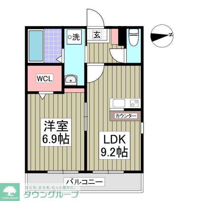 GRANSTYLE 由比ヶ浜(1LDK/1階)の間取り写真