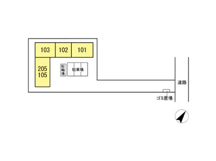 スリジェ元町(3LDK/2階)の間取り写真