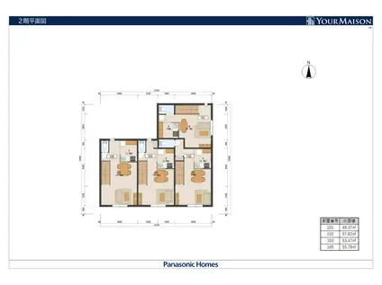 シュロス蓮田(1LDK/1階)の間取り写真