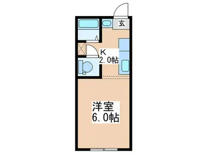 グレーシイコンドウ(1K/1階)の間取り写真