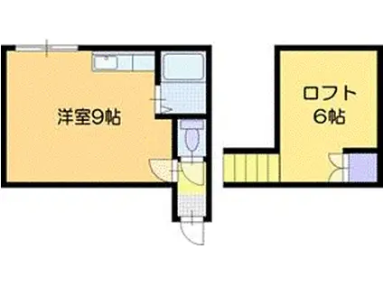 アーバンMK(ワンルーム/1階)の間取り写真