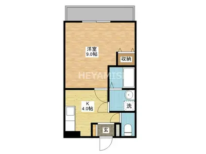 プチメゾン2001(1K/2階)の間取り写真