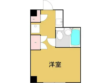 栄ハイホーム(ワンルーム/5階)の間取り写真