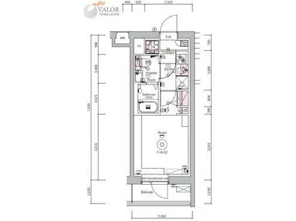 SYNEX YOKOHAMA-SHINMMACHI(1K/5階)の間取り写真