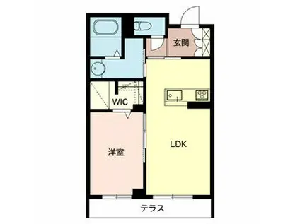 カーサレジオKS(1LDK/1階)の間取り写真