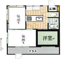 第21パークサイドマンション(3DK/2階)の間取り写真
