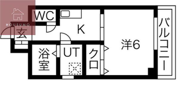 SUBWAY平野NEWHOPE(1K/3階)の間取り写真