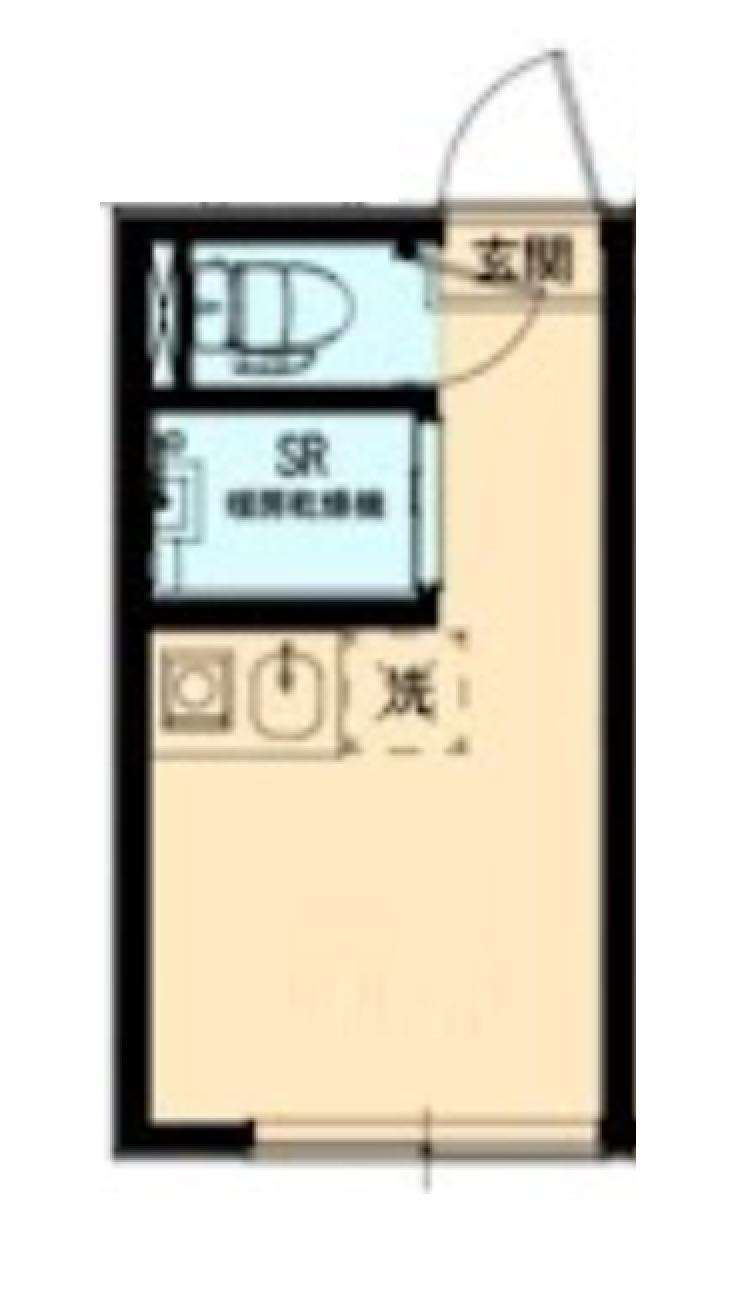 HOMEDAYS中野(ワンルーム/1階)の間取り写真