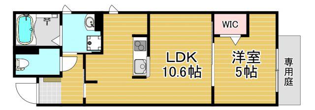BONHEUR K(1LDK/3階)の間取り写真