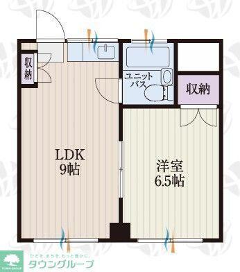 BCASA飯能RE-BORN(1LDK/1階)の間取り写真