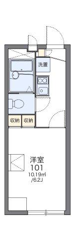 レオパレス播磨III(1K/1階)の間取り写真