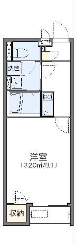 レオネクスト八代本町(1K/2階)の間取り写真