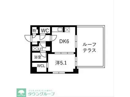 TRADIS大塚(1DK/8階)の間取り写真