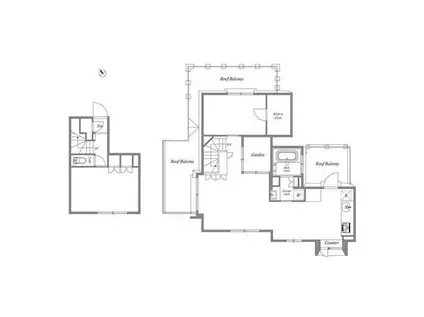 ASTILE用賀II(2LDK/5階)の間取り写真