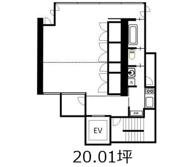 REXIED恵比寿(1LDK/3階)の間取り写真