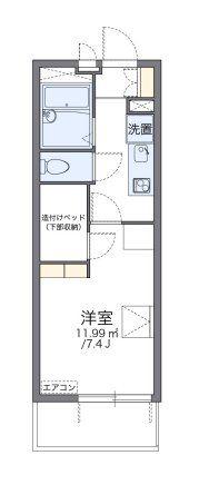 レオパレスボナール K Y 37142(1K/2階)の間取り写真