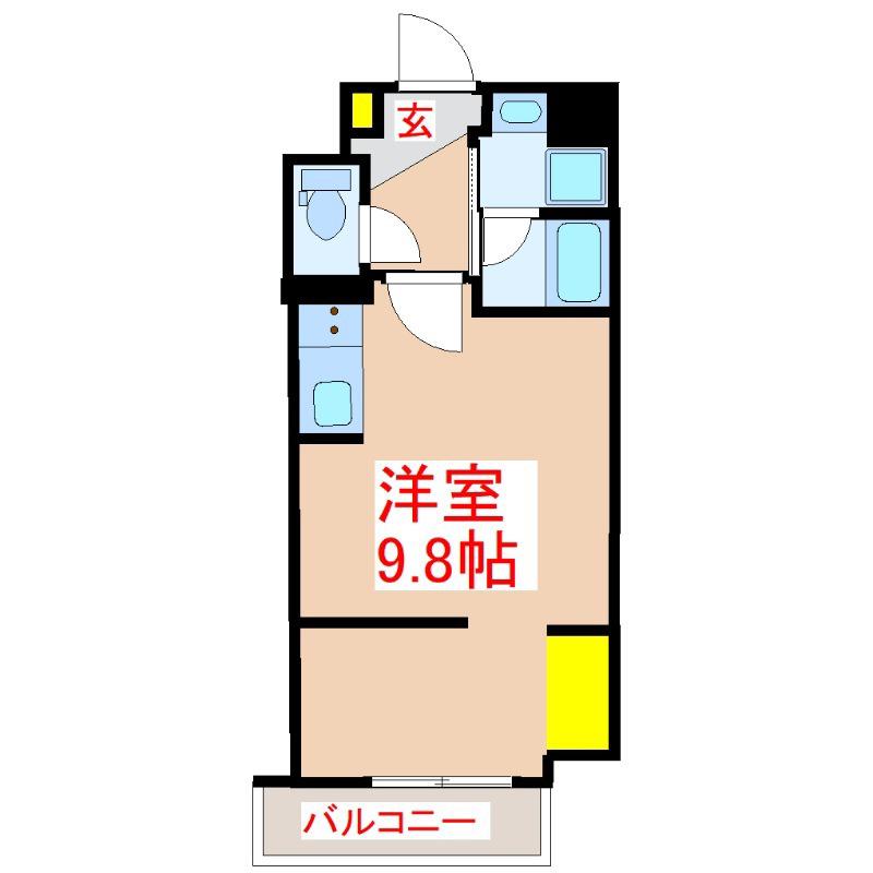 SE PLUS南林寺(ワンルーム/7階)の間取り写真