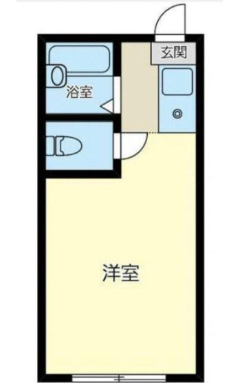 パレーシャル湘南館2(ワンルーム/1階)の間取り写真