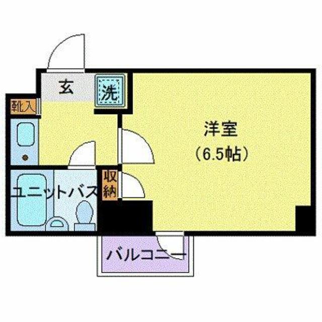 グランピア朝霞(1K/3階)の間取り写真