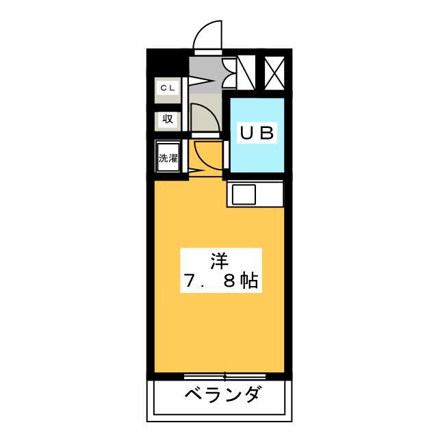コンコード国分寺(ワンルーム/6階)の間取り写真