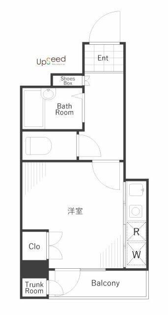 アーバイル池袋イースト(1K/9階)の間取り写真